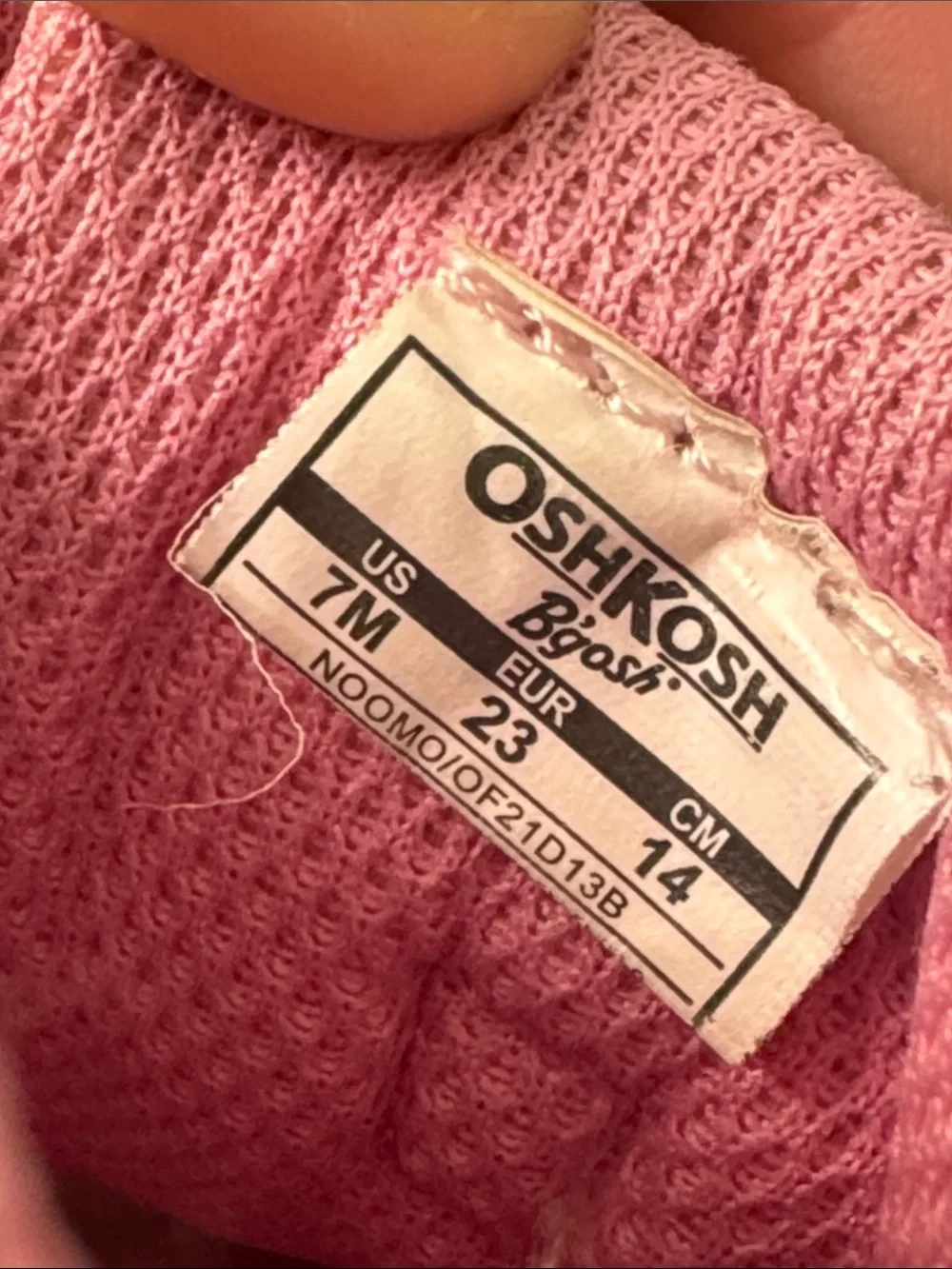 OshKosh B'gosh Pink Tie-Dye Toddler Sneakers with Hook-and-Loop Strap